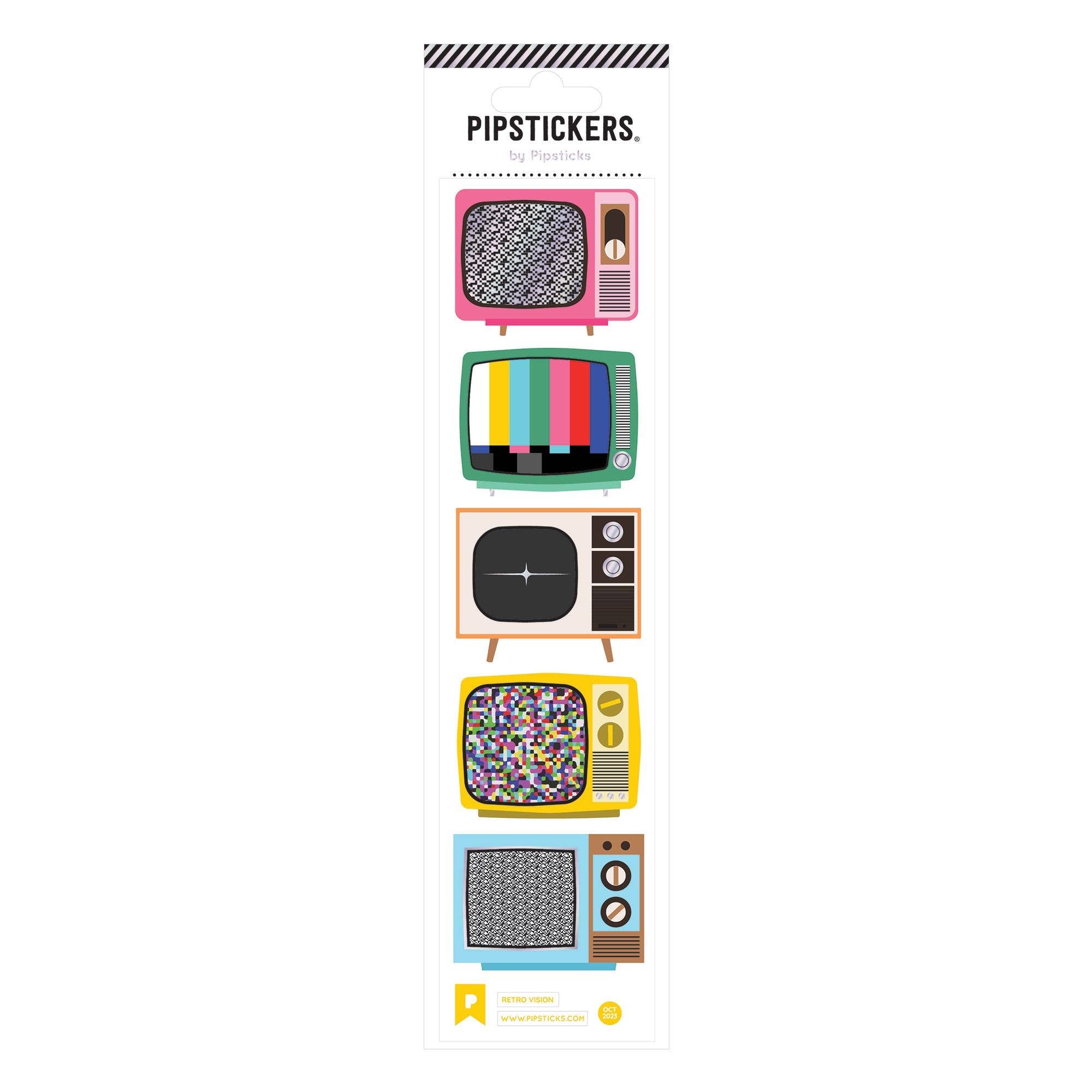 Retro Vision - TV Sticker Sheet