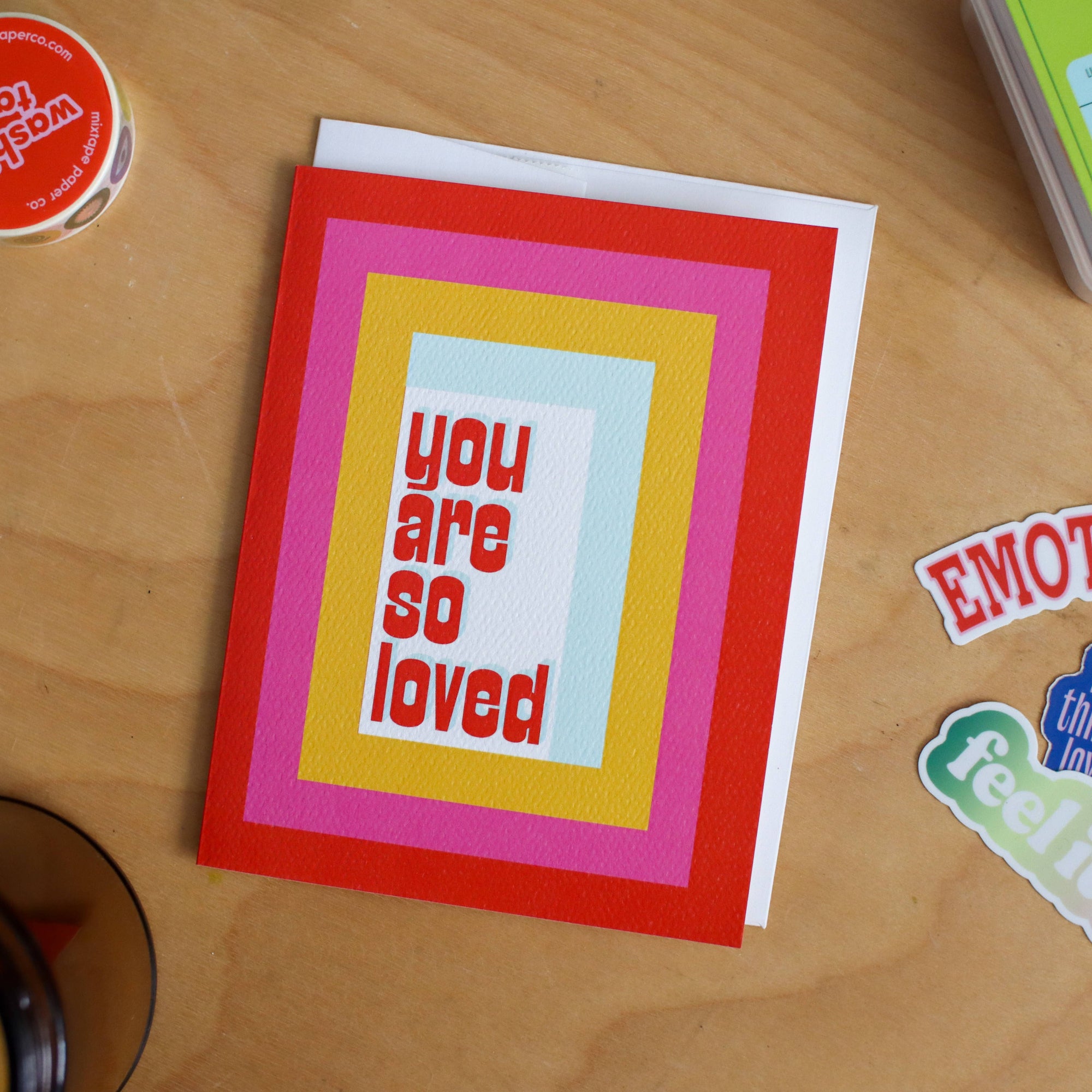 YOU ARE SO LOVED - greeting card