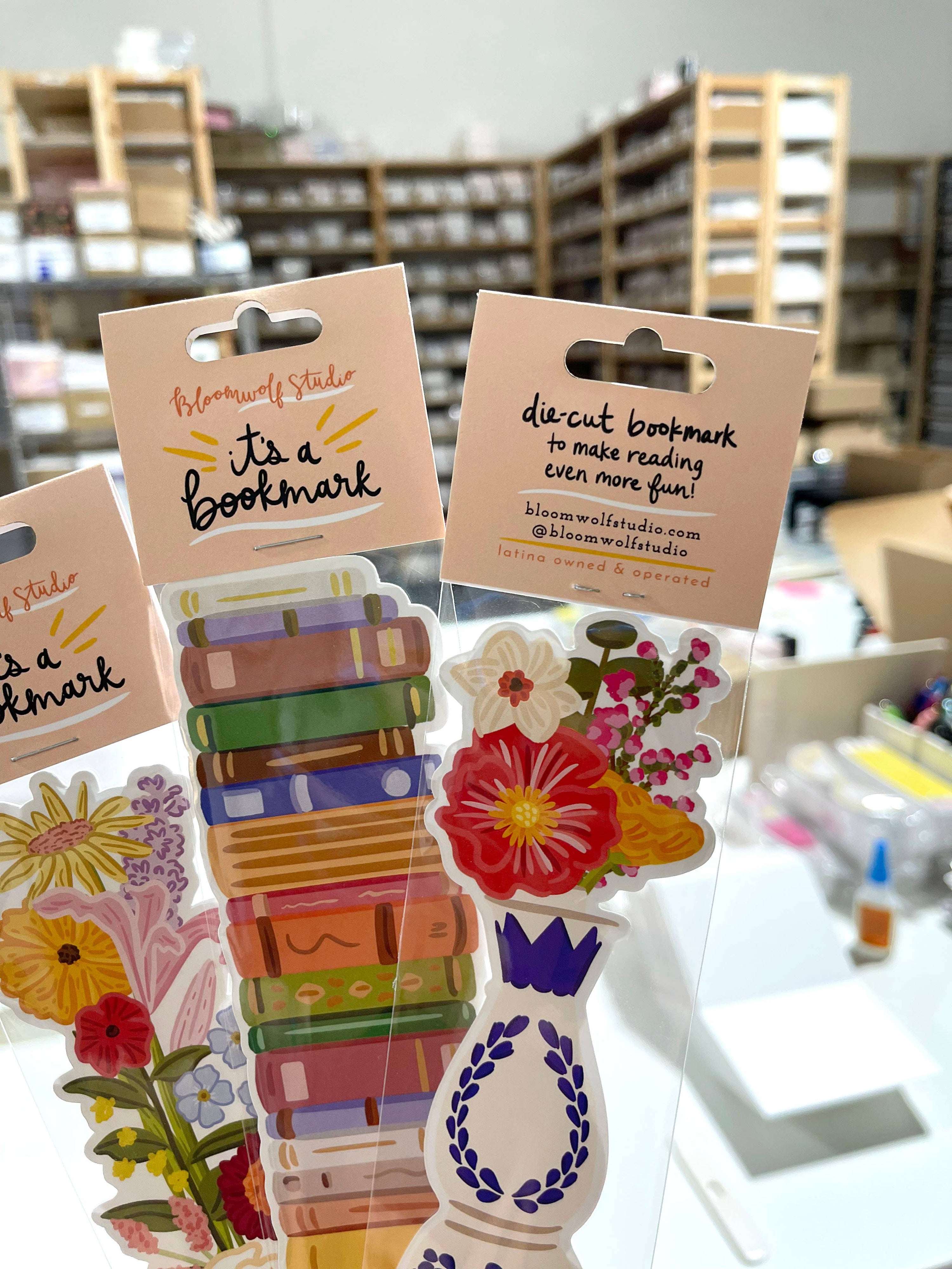 Lava Lamp Die Cut Bookmark