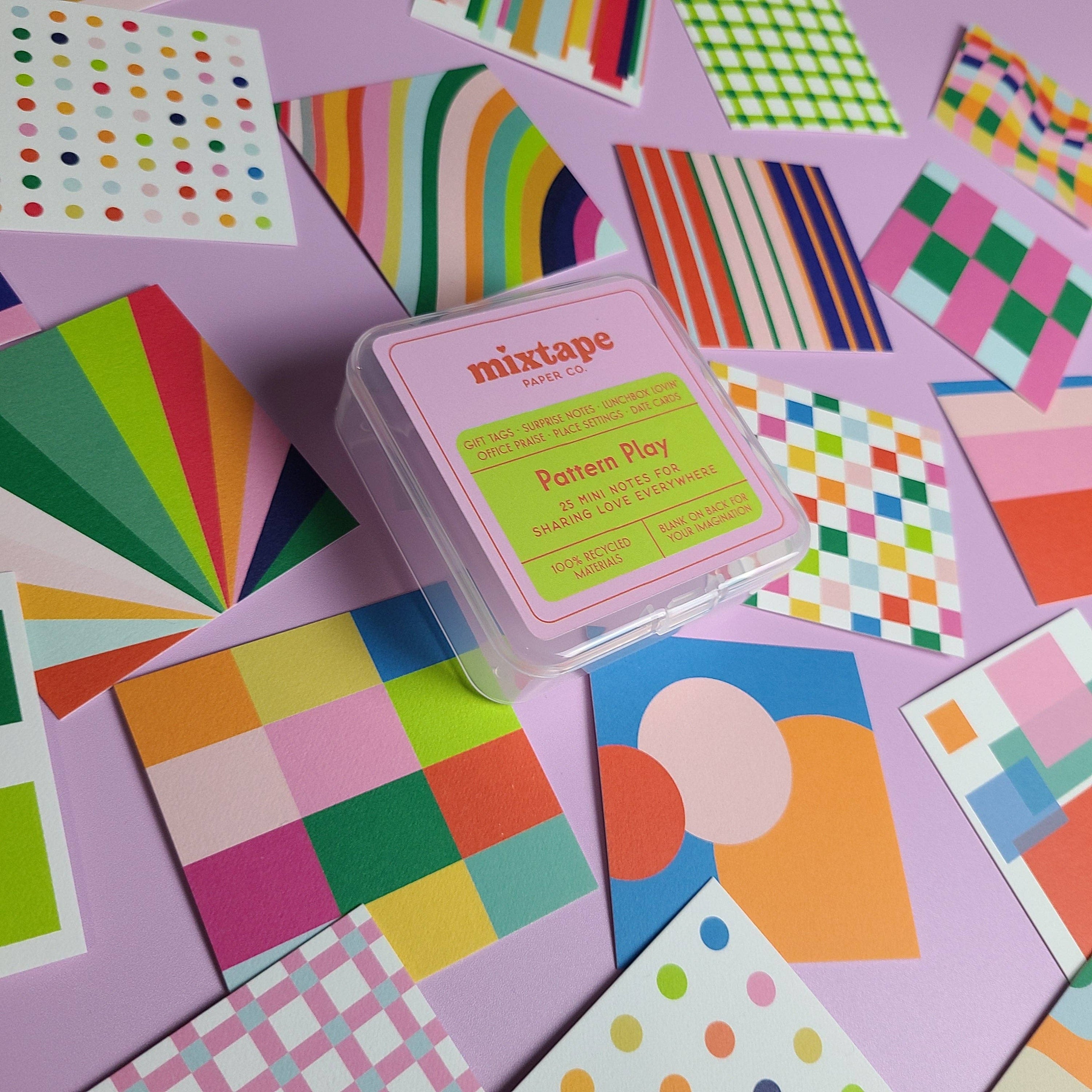 PATTERN PLAY ✨ mini notes