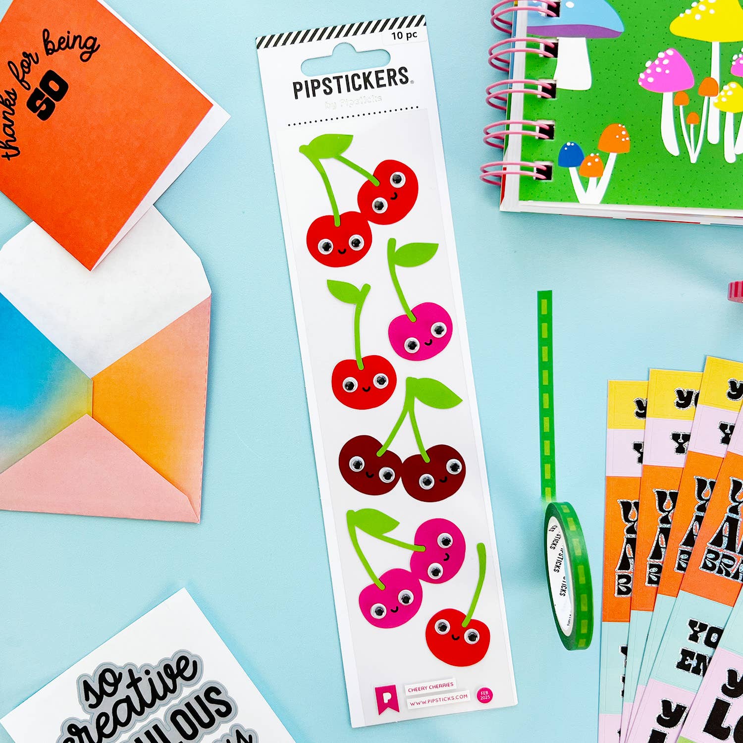 Cheery Cherries Sticker Sheet