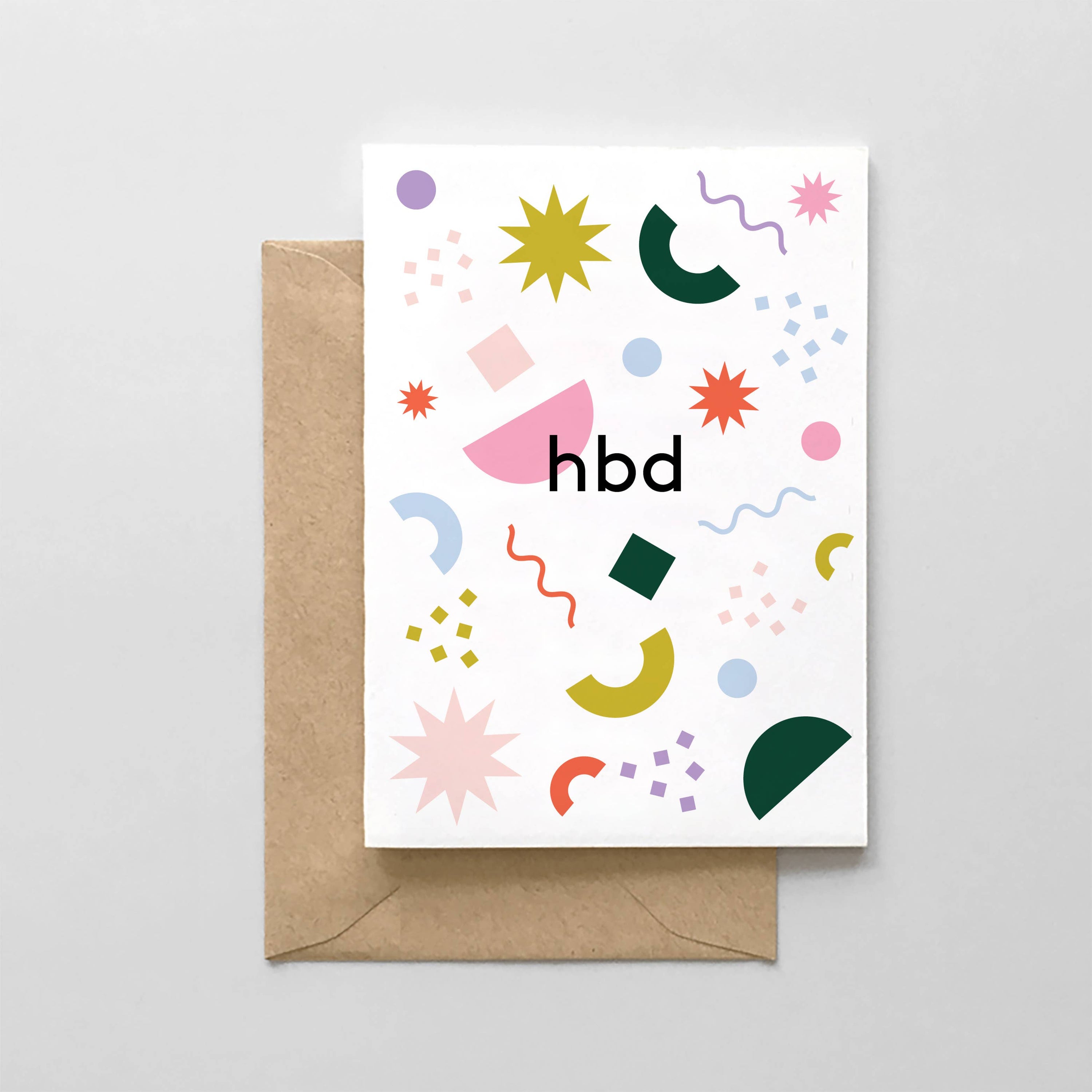 HBD Confetti Design - Birthday Card
