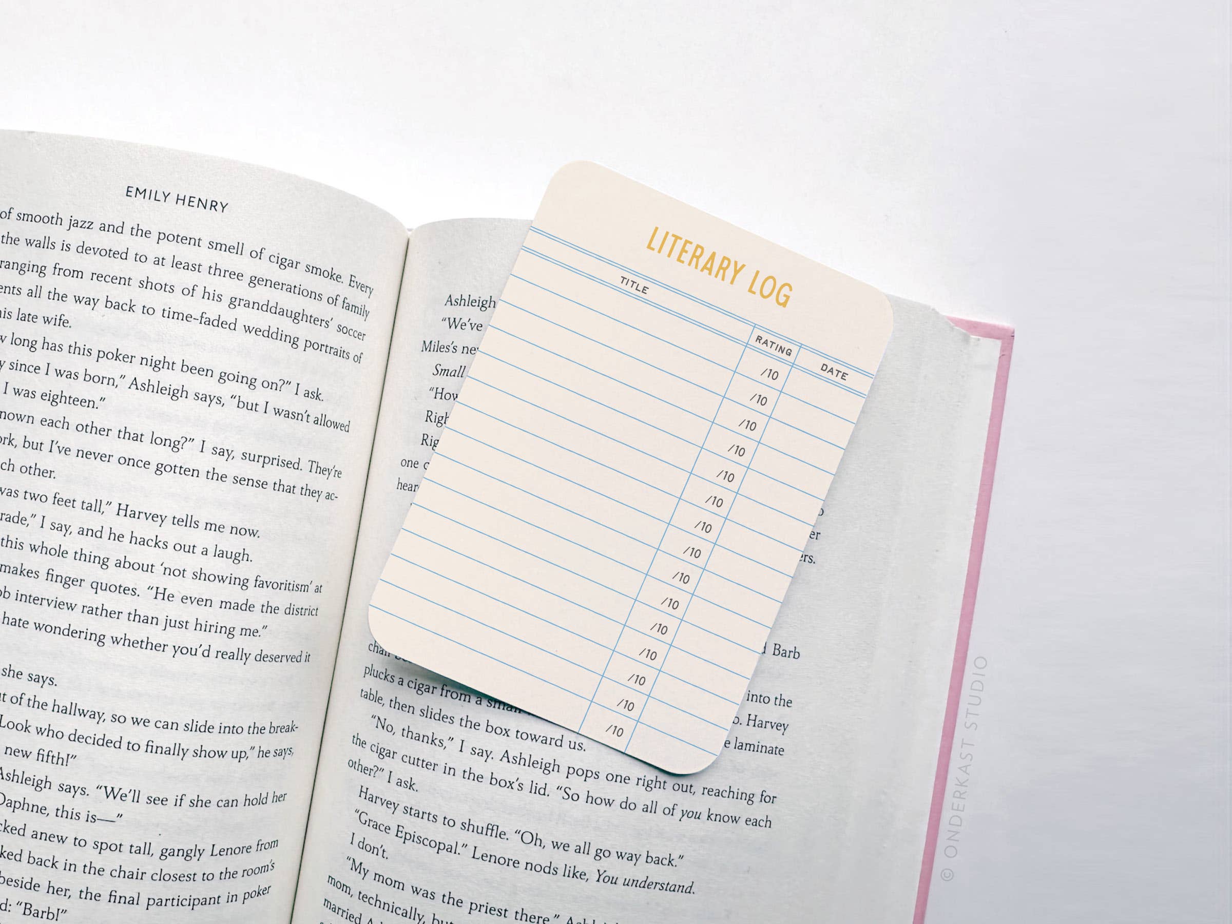 Literary Log - Book Review Cards