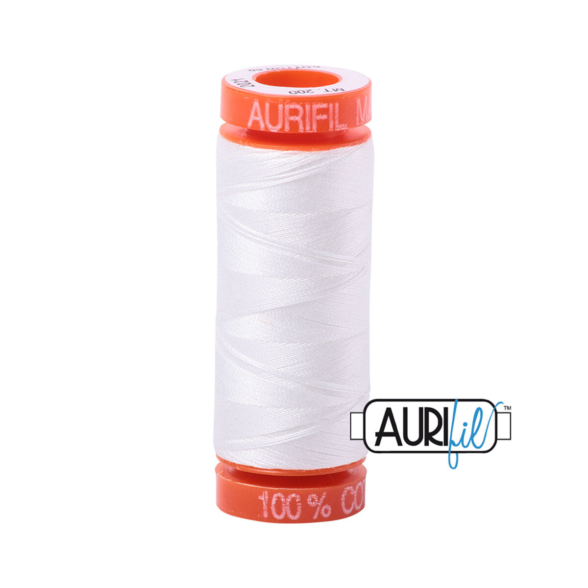 Aurifil 50wt Cotton Thread - Natural White (#2021) - Small Spool