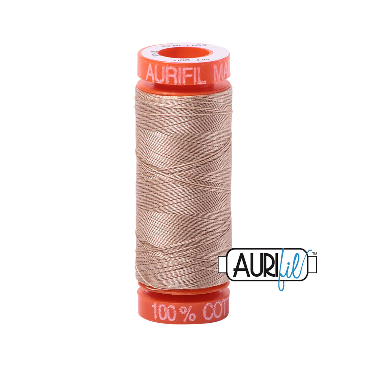 Aurifil 50wt Cotton Thread - Beige (#2314) - Small Spool