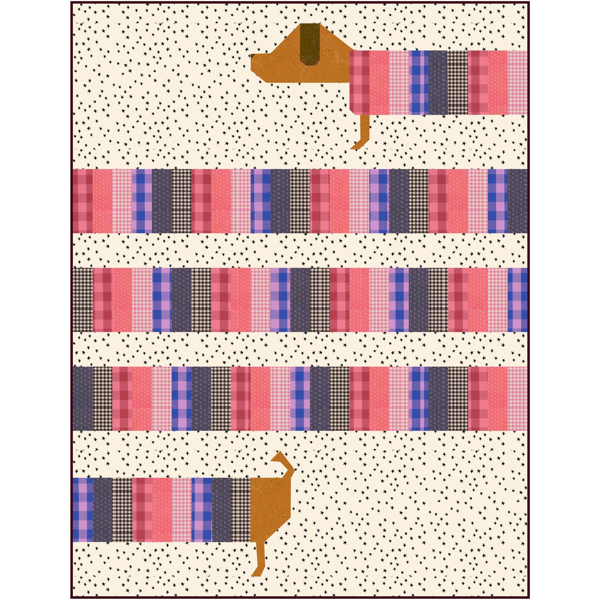 All Wrapped Up Quilt Kit: Checkered Shirt