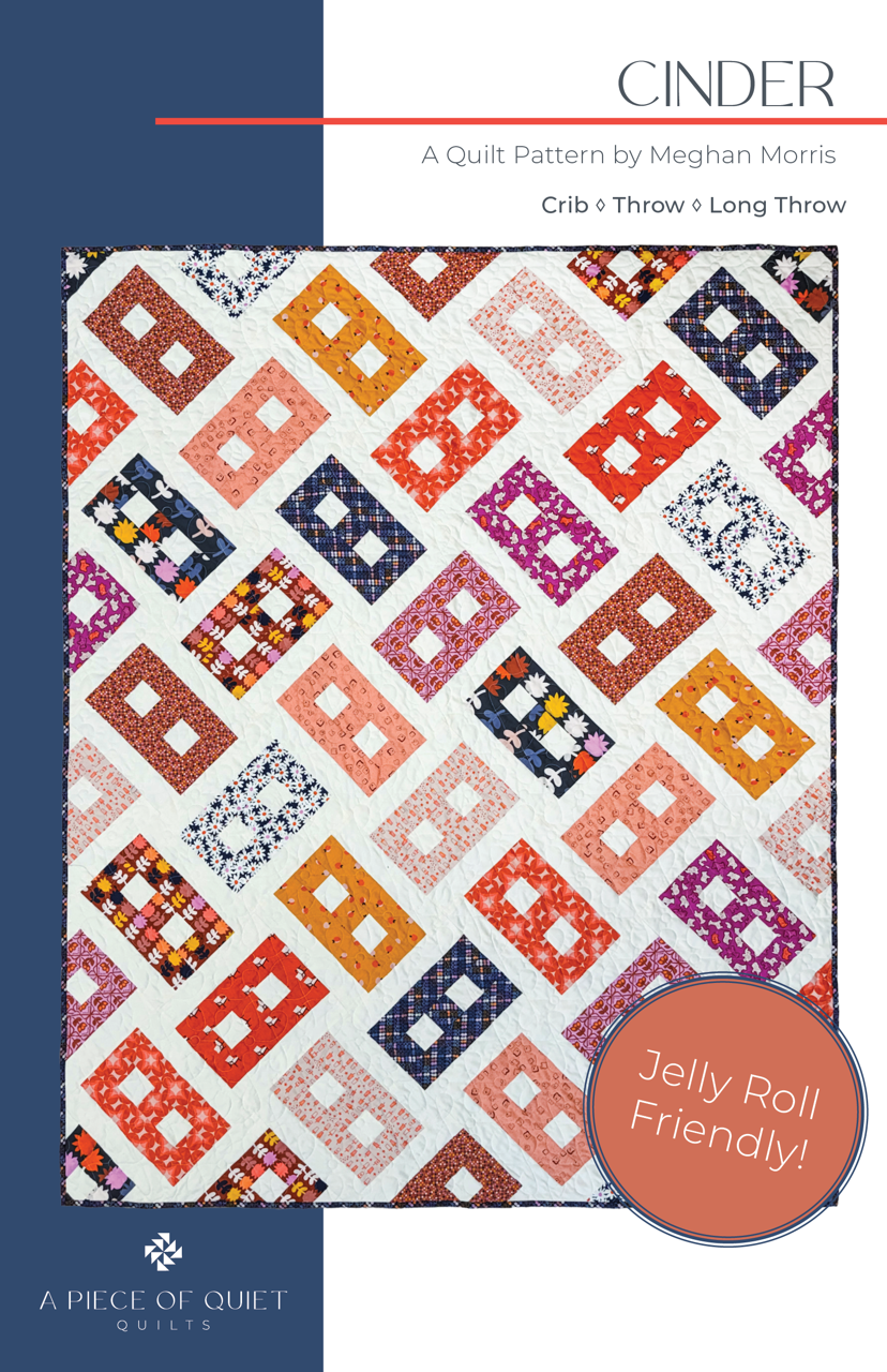 Cinder Quilt Pattern - A Piece of Quiet Quilts