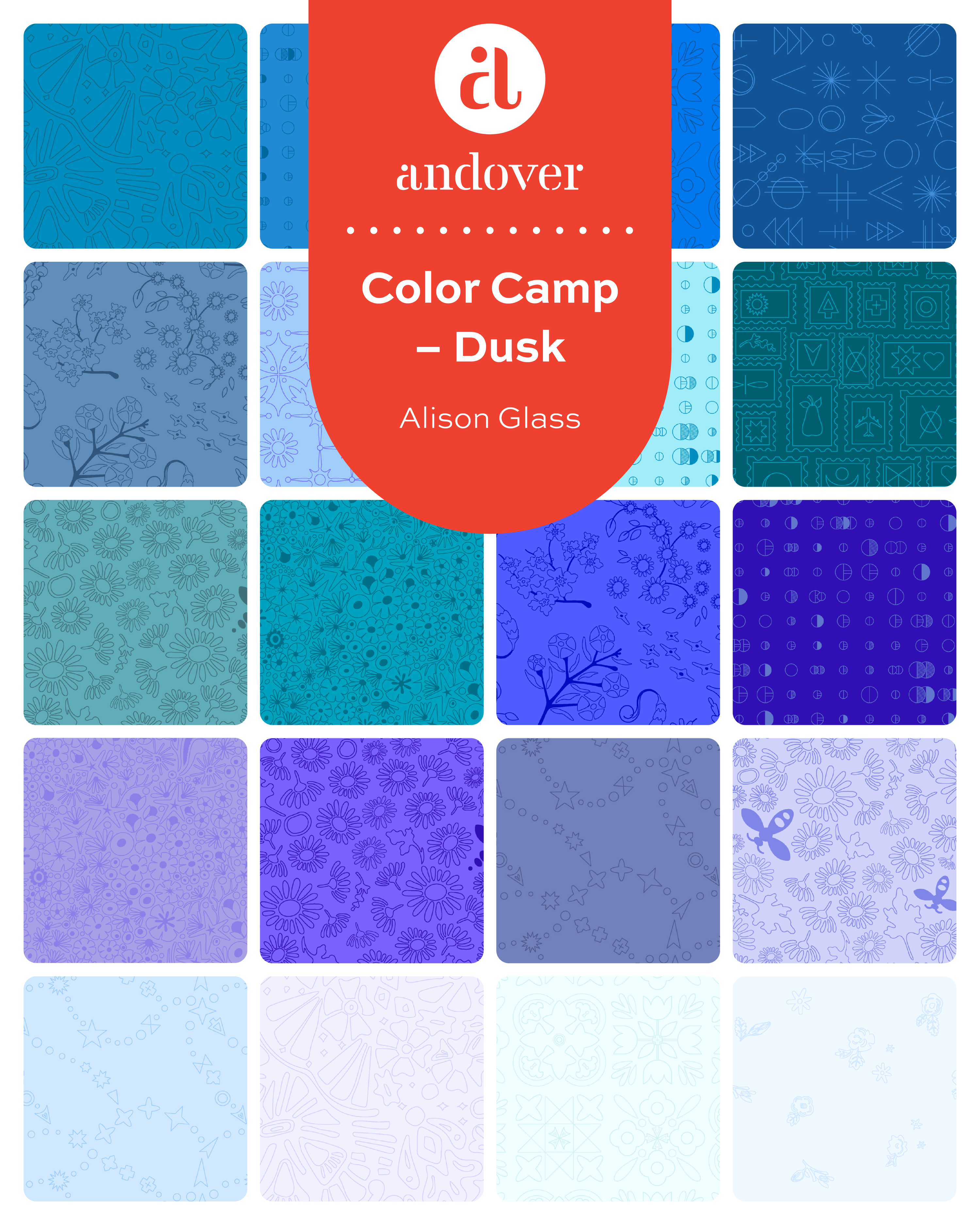 Dusk - Color Camp - 2.5" Strip Roll