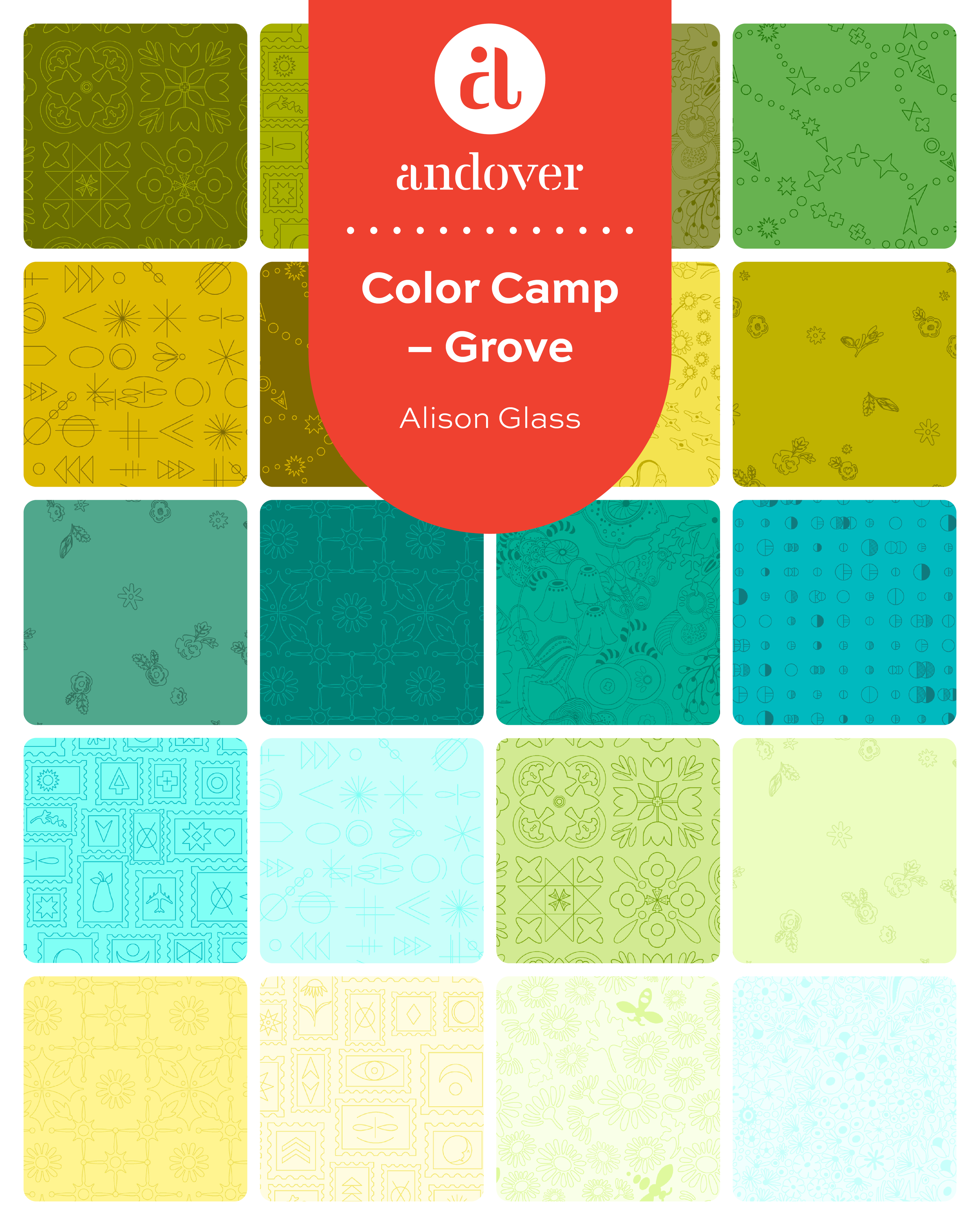 Grove - Color Camp - 2.5" Strip Roll