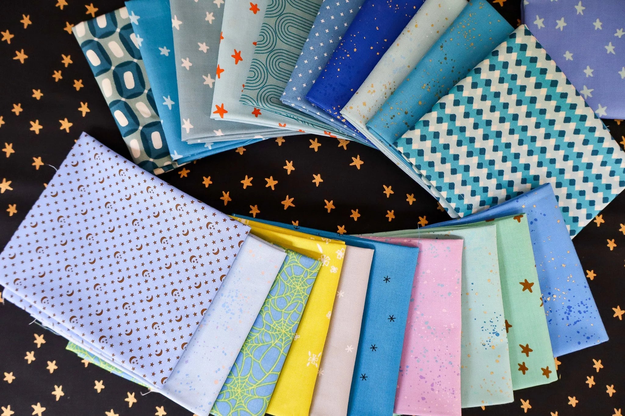 Disco Stars Quilt Kit - Glassy