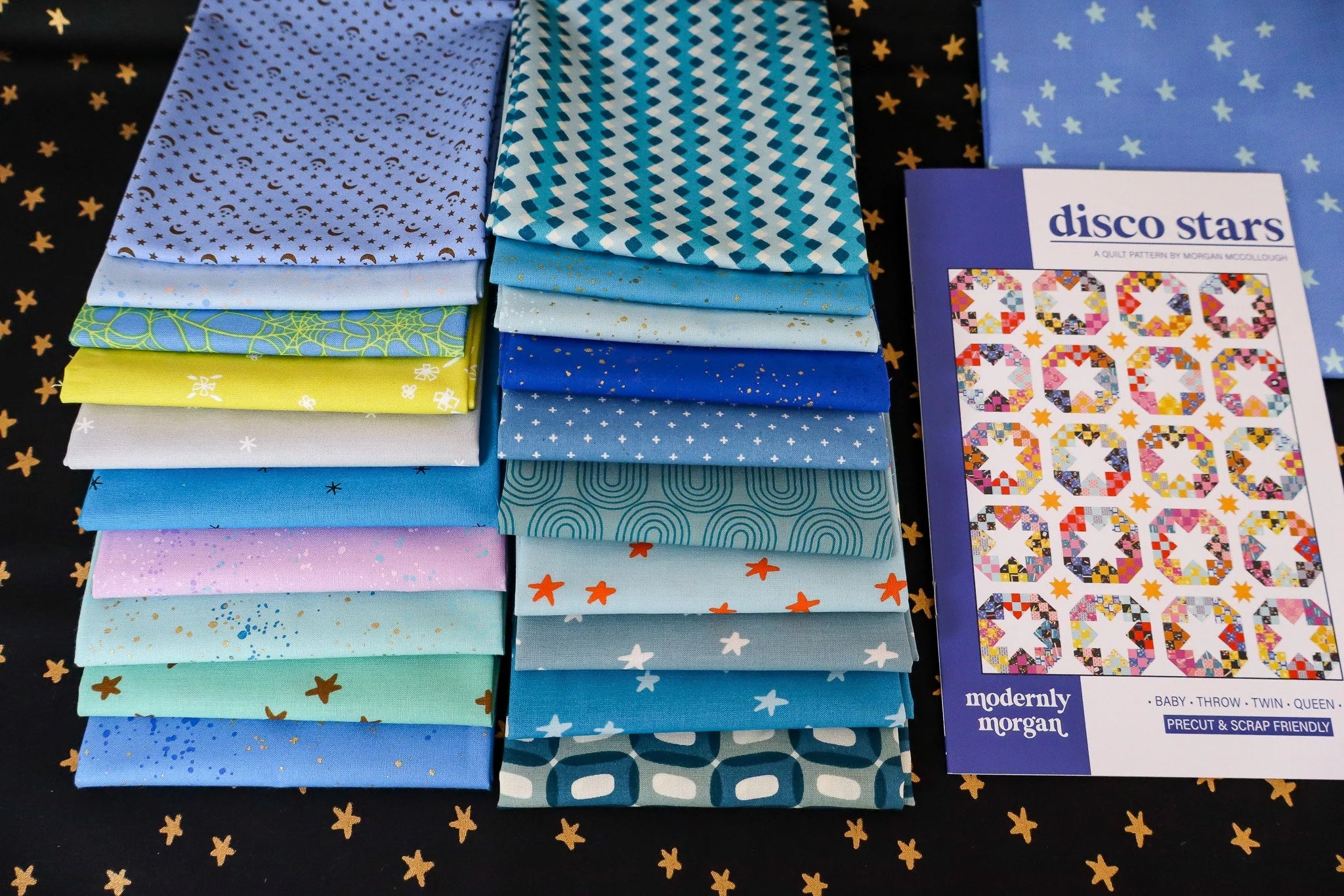 Disco Stars Quilt Kit - Glassy