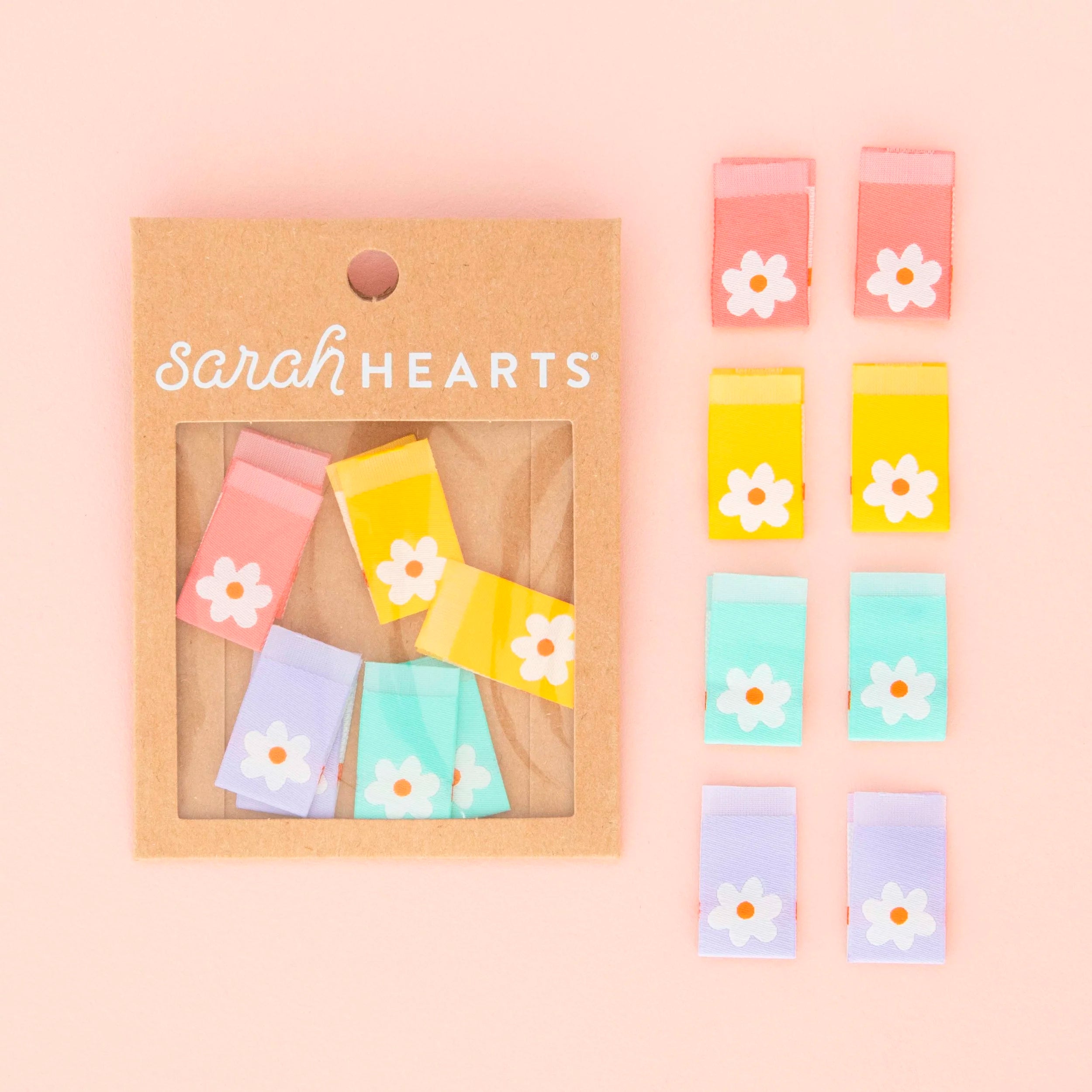 Sew In Labels - Daisy Multipack - Sarah Hearts