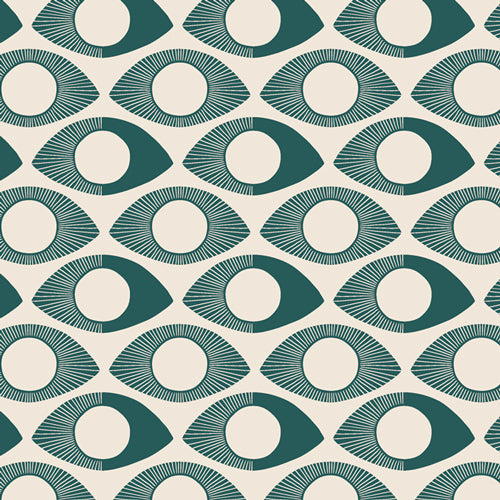 Visions Woodblock - teal