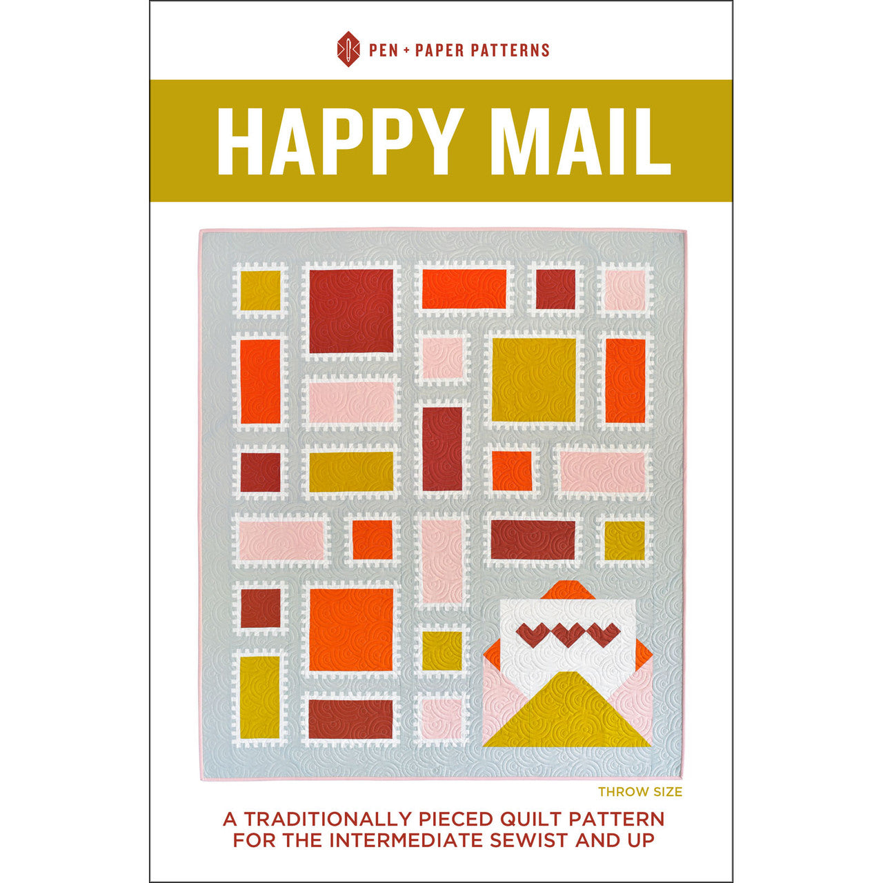 Happy Mail Quilt Pattern - Pen + Paper Patterns