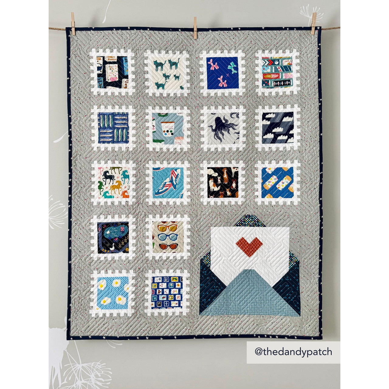 Happy Mail Quilt Pattern - Pen + Paper Patterns