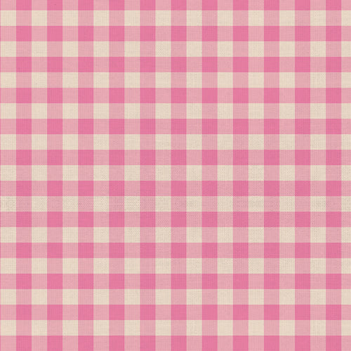 Woven Gingham - Bubblegum