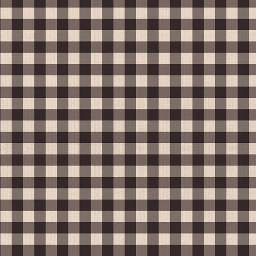 Woven Gingham - Licorice