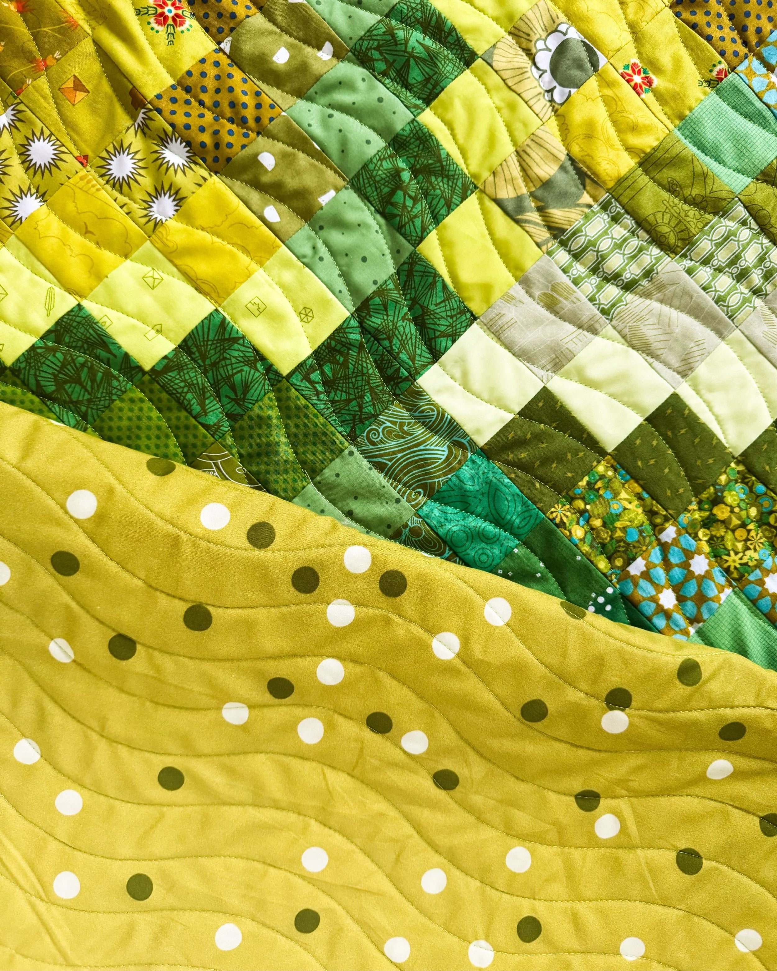 Peridot Scrappy Trip XL Quilt