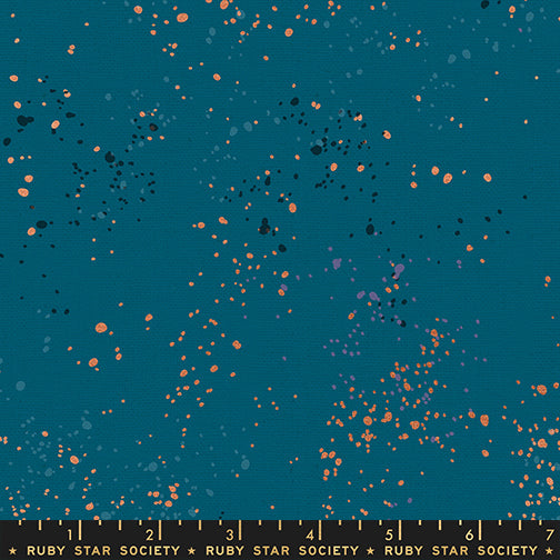 Speckled CANVAS - Teal