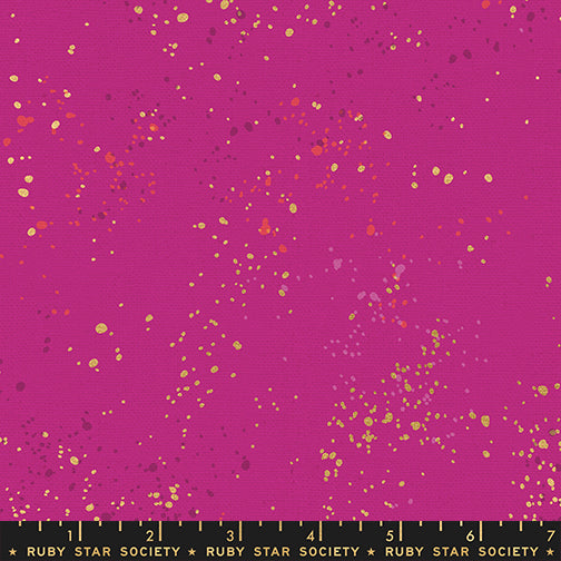 Speckled CANVAS - Metallic Berry