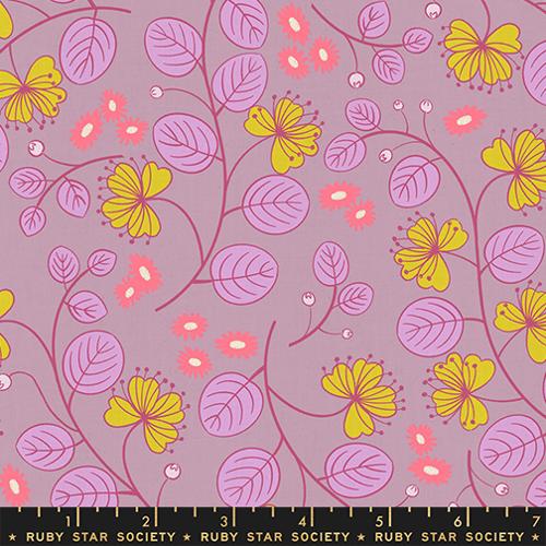 Caper Floral - Lilac - LoFi LINEN