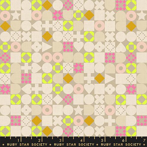 Blocked - Khaki - LoFi LINEN