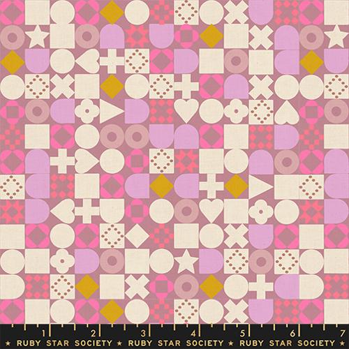 Blocked - Lilac - LoFi LINEN