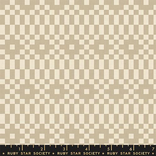Bitmapped - Khaki - LoFi LINEN