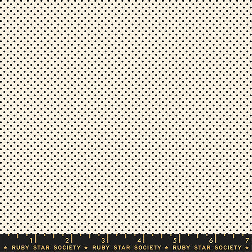 Mini Dot - Black on Natural