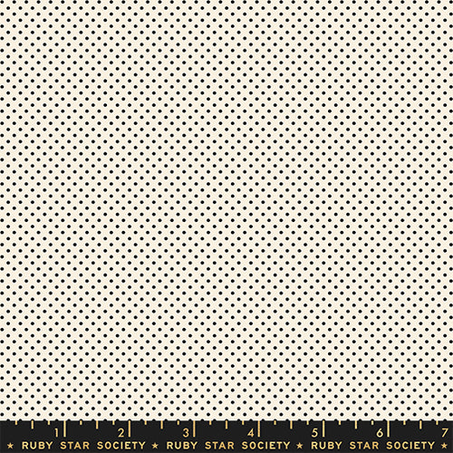 Mini Dot - Black on Natural