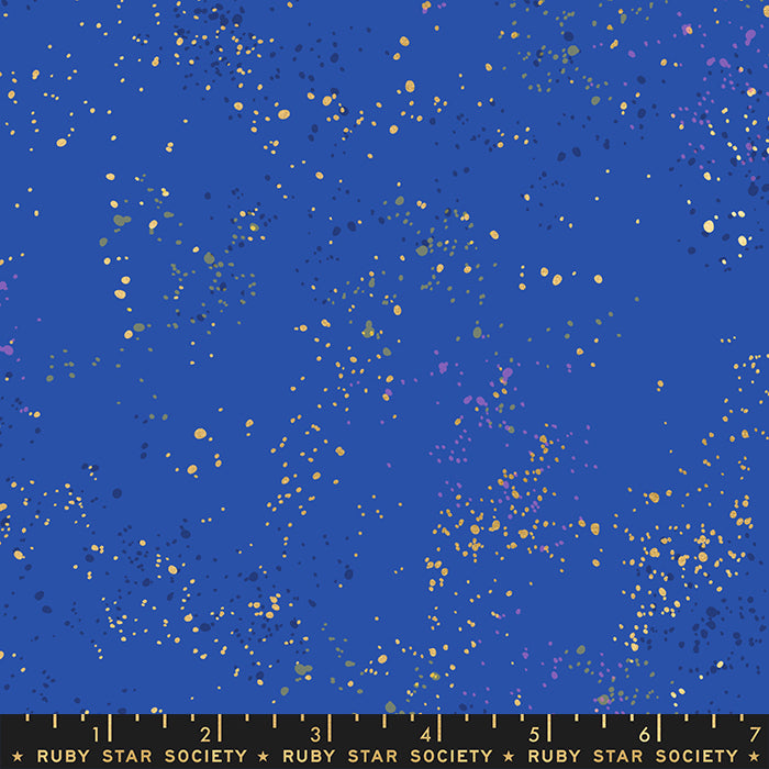 Speckled - Metallic Blue Ribbon