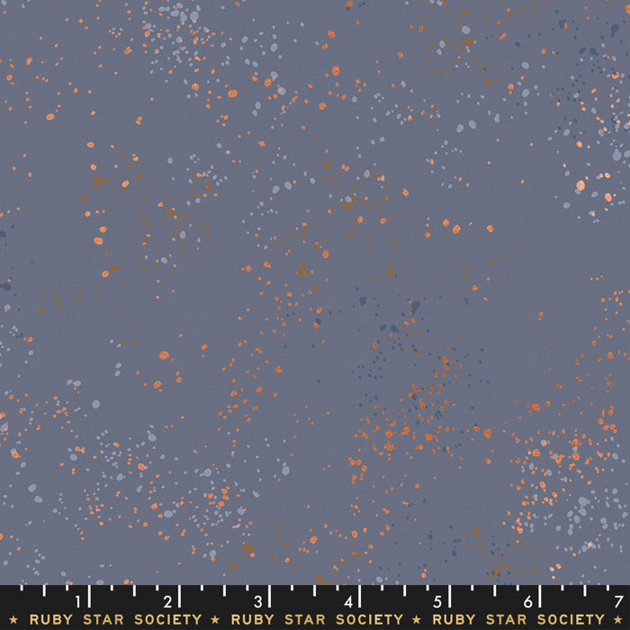 Speckled - Metallic Denim
