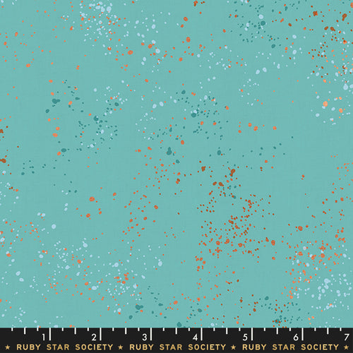 Speckled - Metallic Turquoise