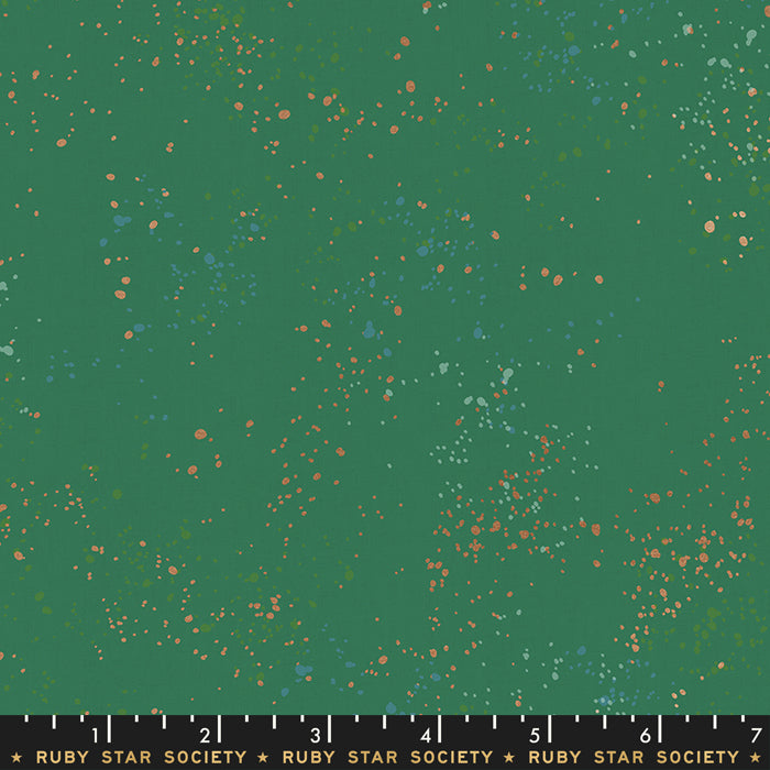 Speckled - Metallic Emerald Green