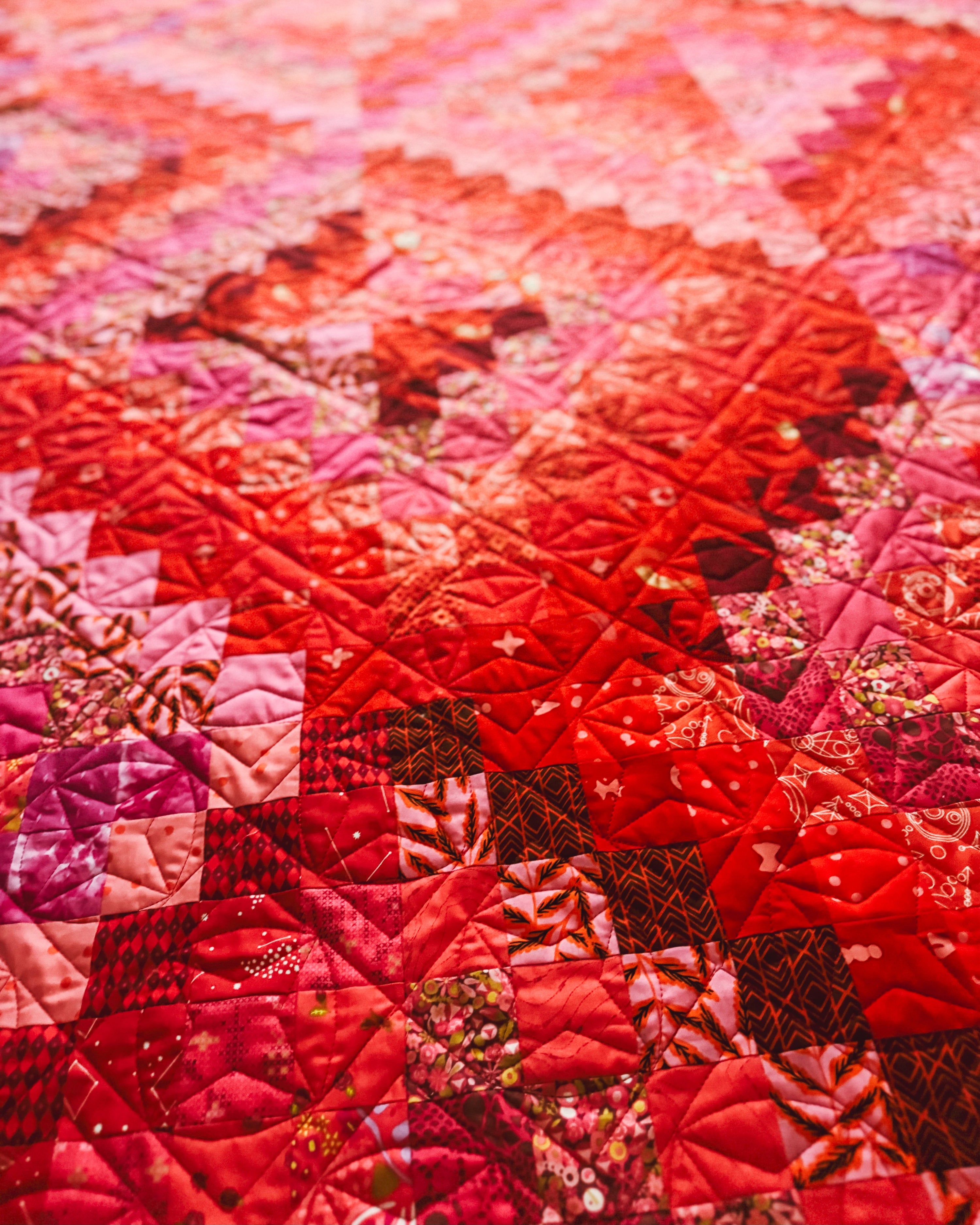 Ruby Scrappy Trip Quilt