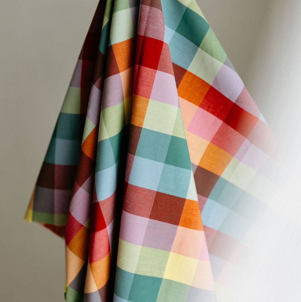 Woven Large Plaid - Rainbow