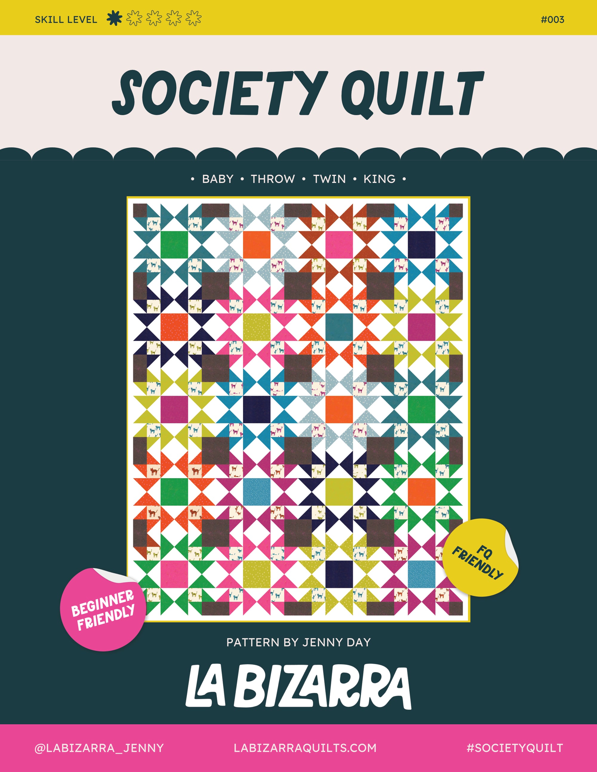Society Quilt Pattern PDF