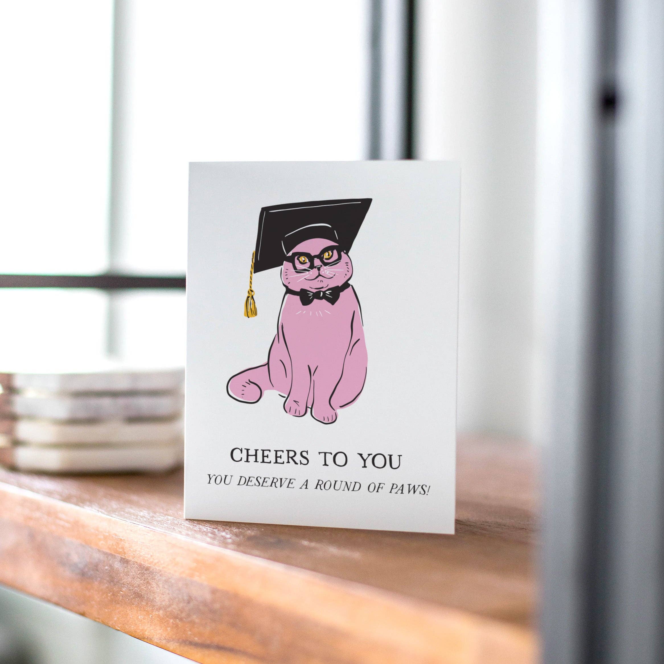 Cat Grad - Graduation Greeting Card
