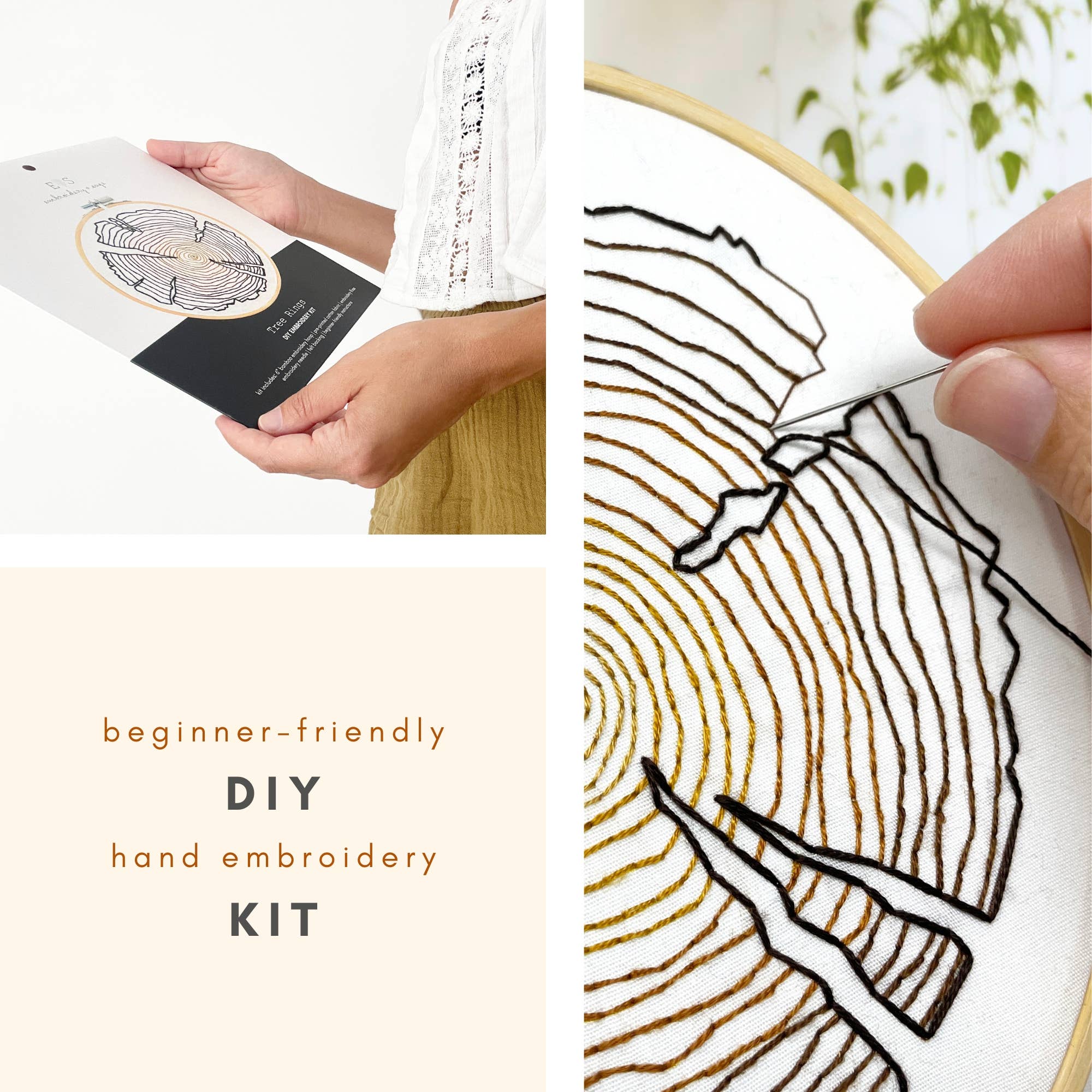 Tree Rings - Embroidery Kit