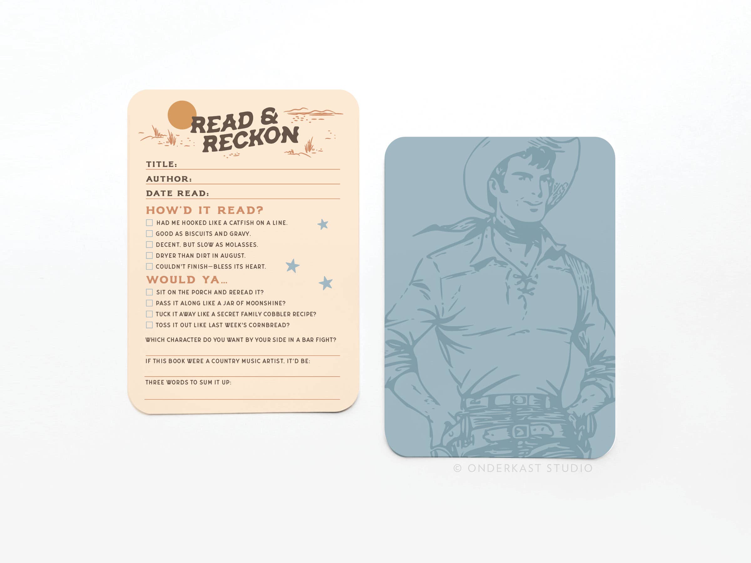 Read & Reckon - Book Review Cards