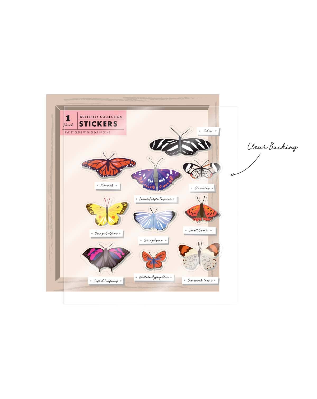 Butterfly Curio Collection - Sticker Sheet