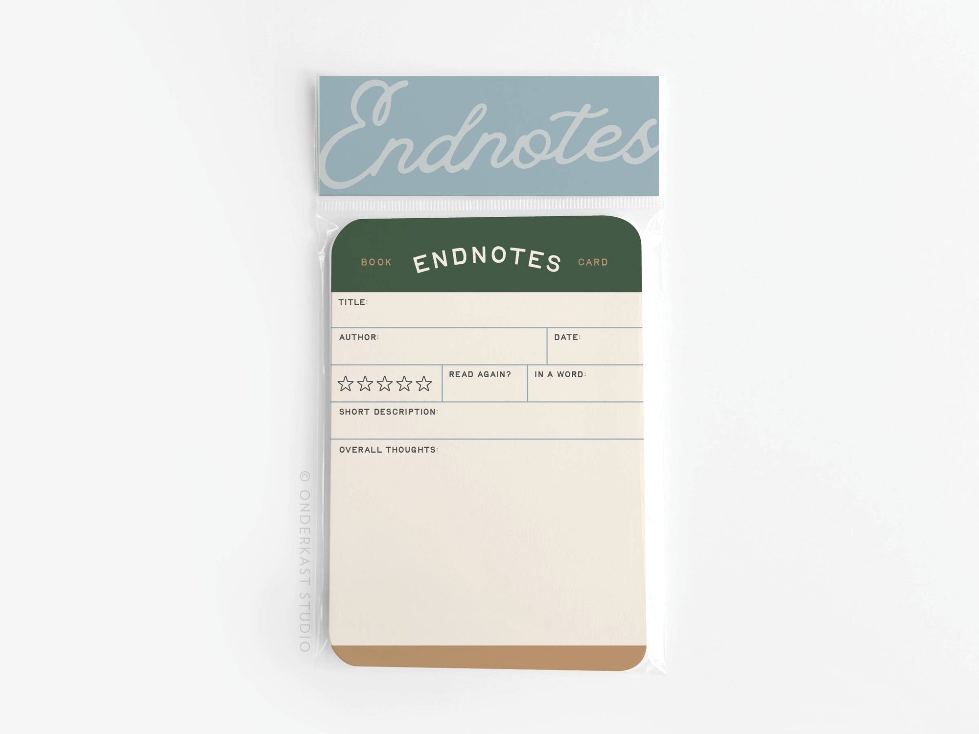 Endnotes - Book Review Cards