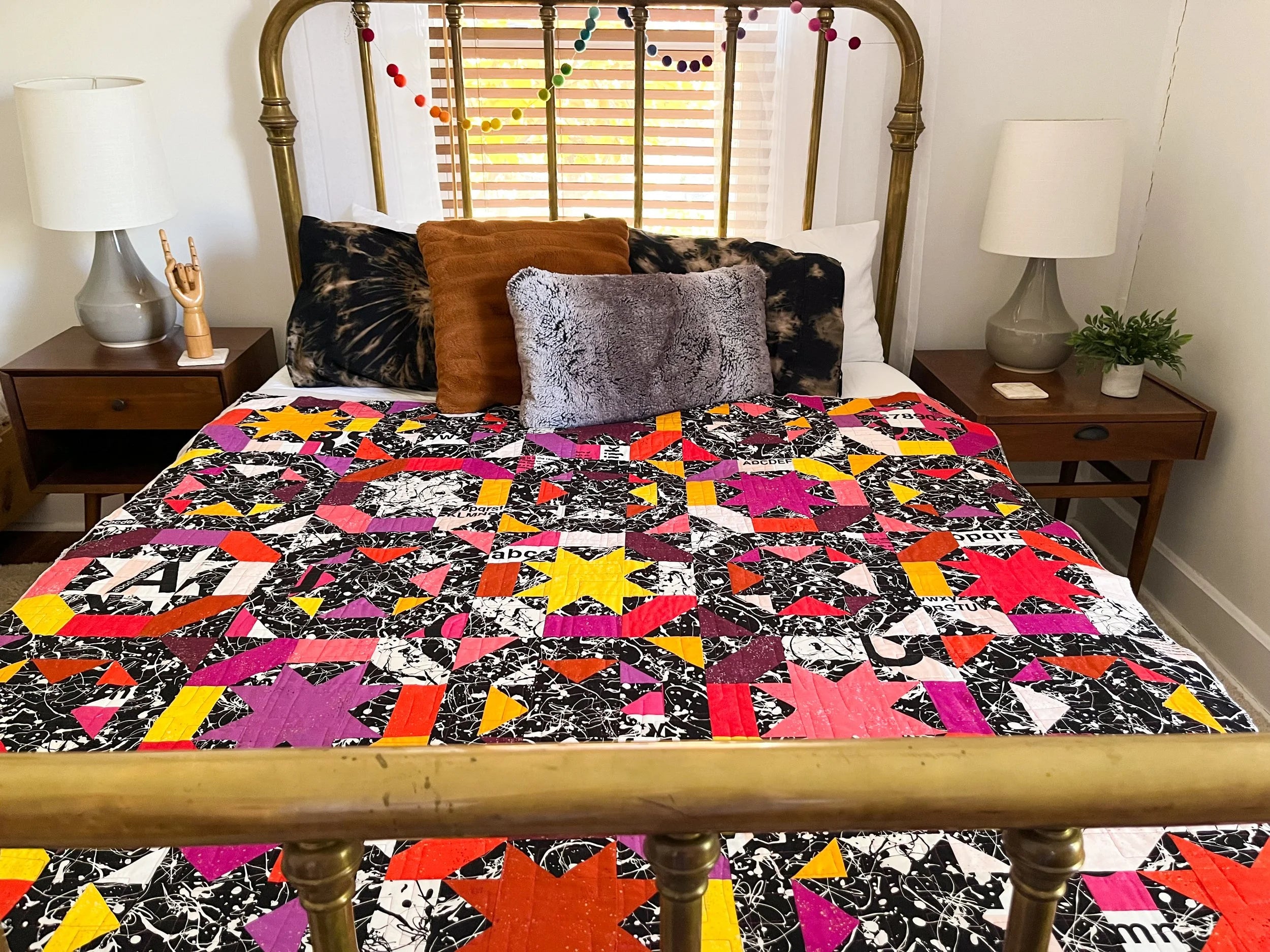 Art Teacher Throw Quilt