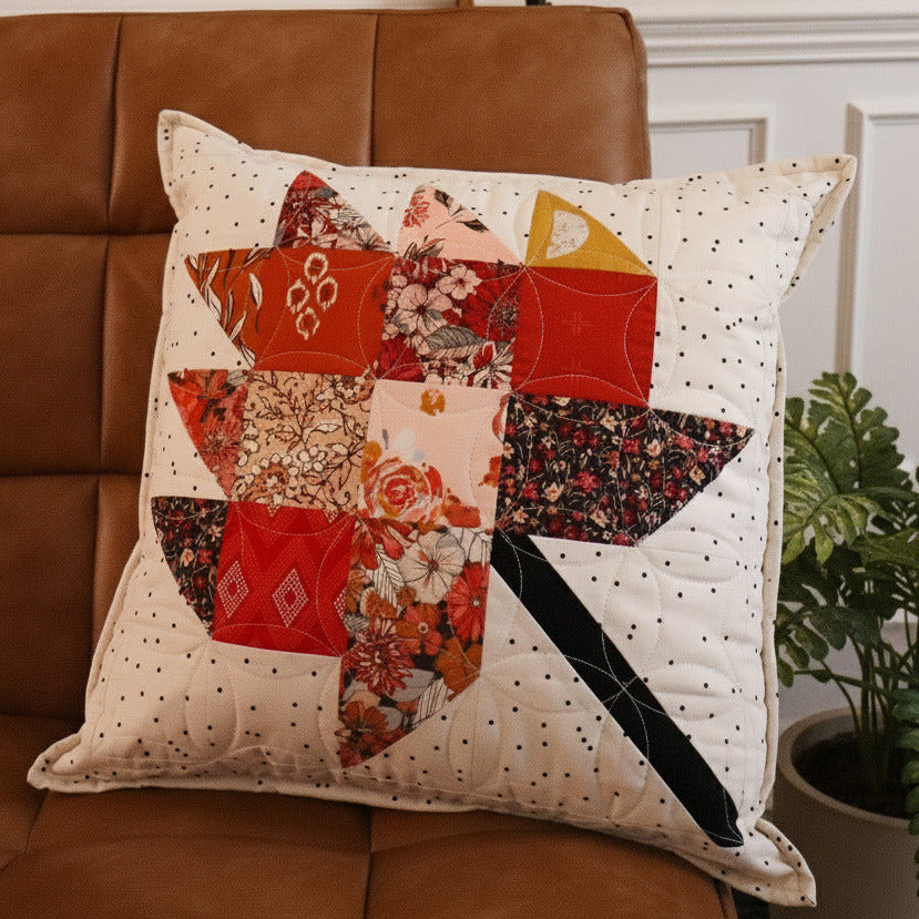 Autumn Leaves Quilted Throw Pillows