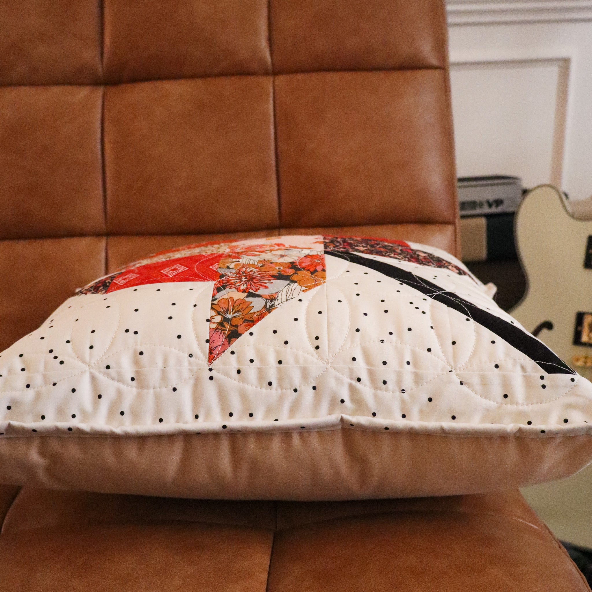 Autumn Leaves Quilted Throw Pillows