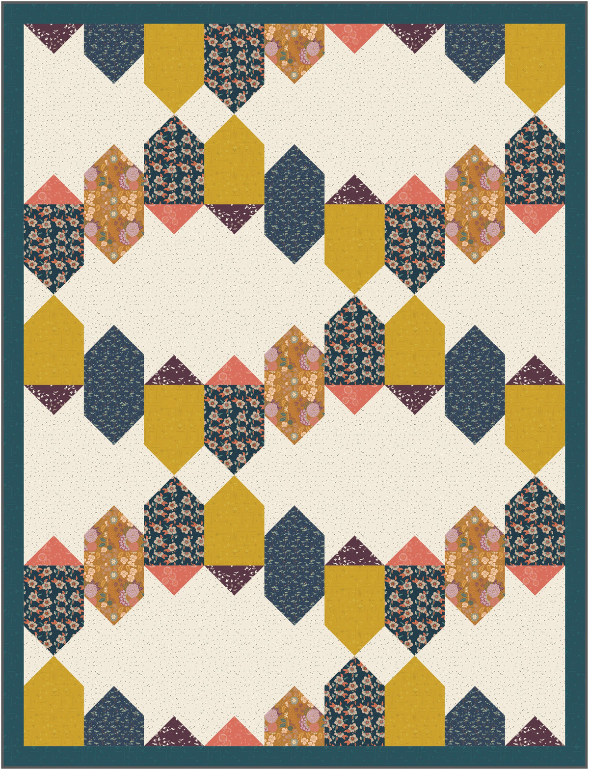 String Lanterns Quilt Kit - Autumn Eves