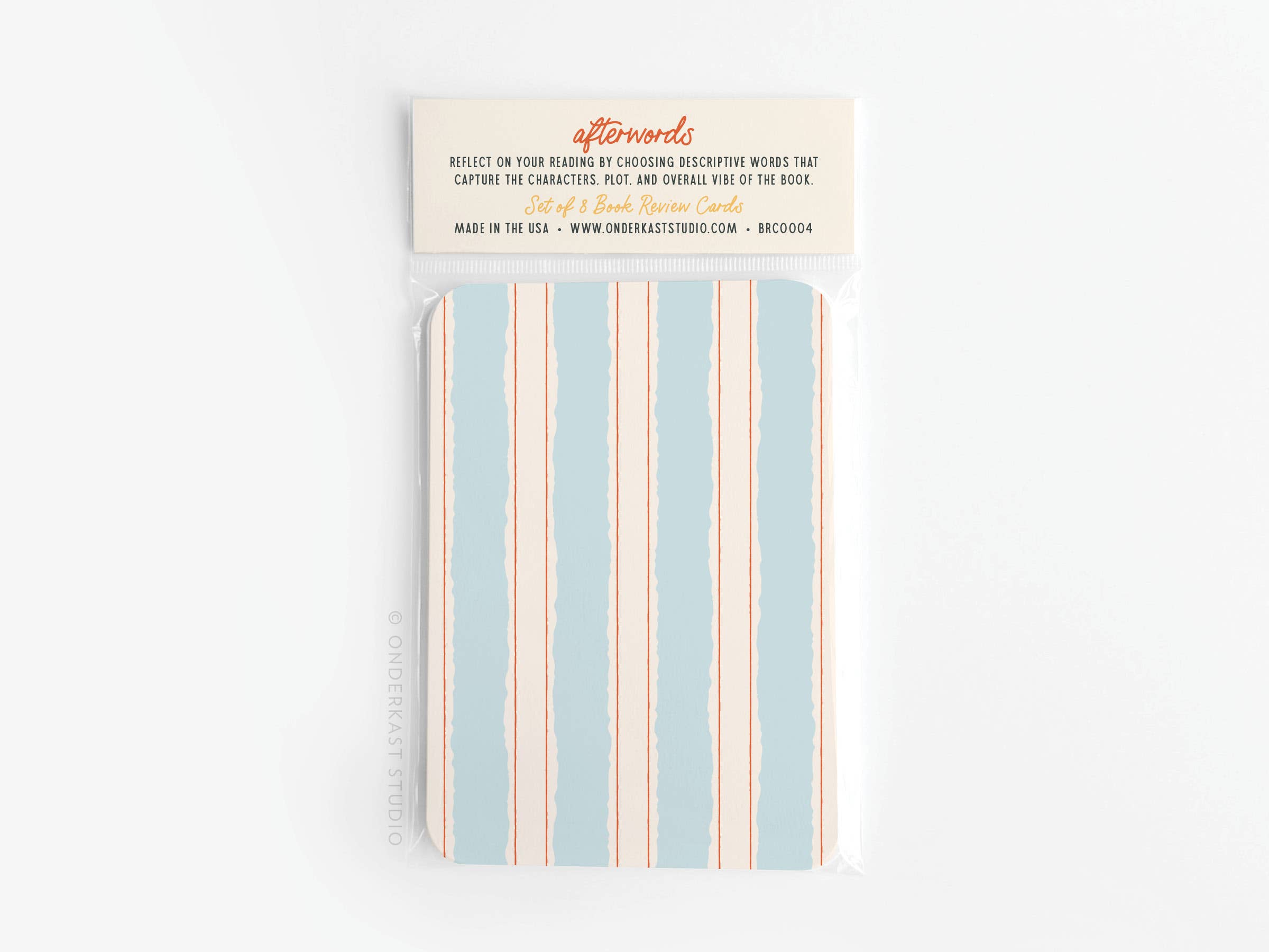 Afterwords - Book Review Cards