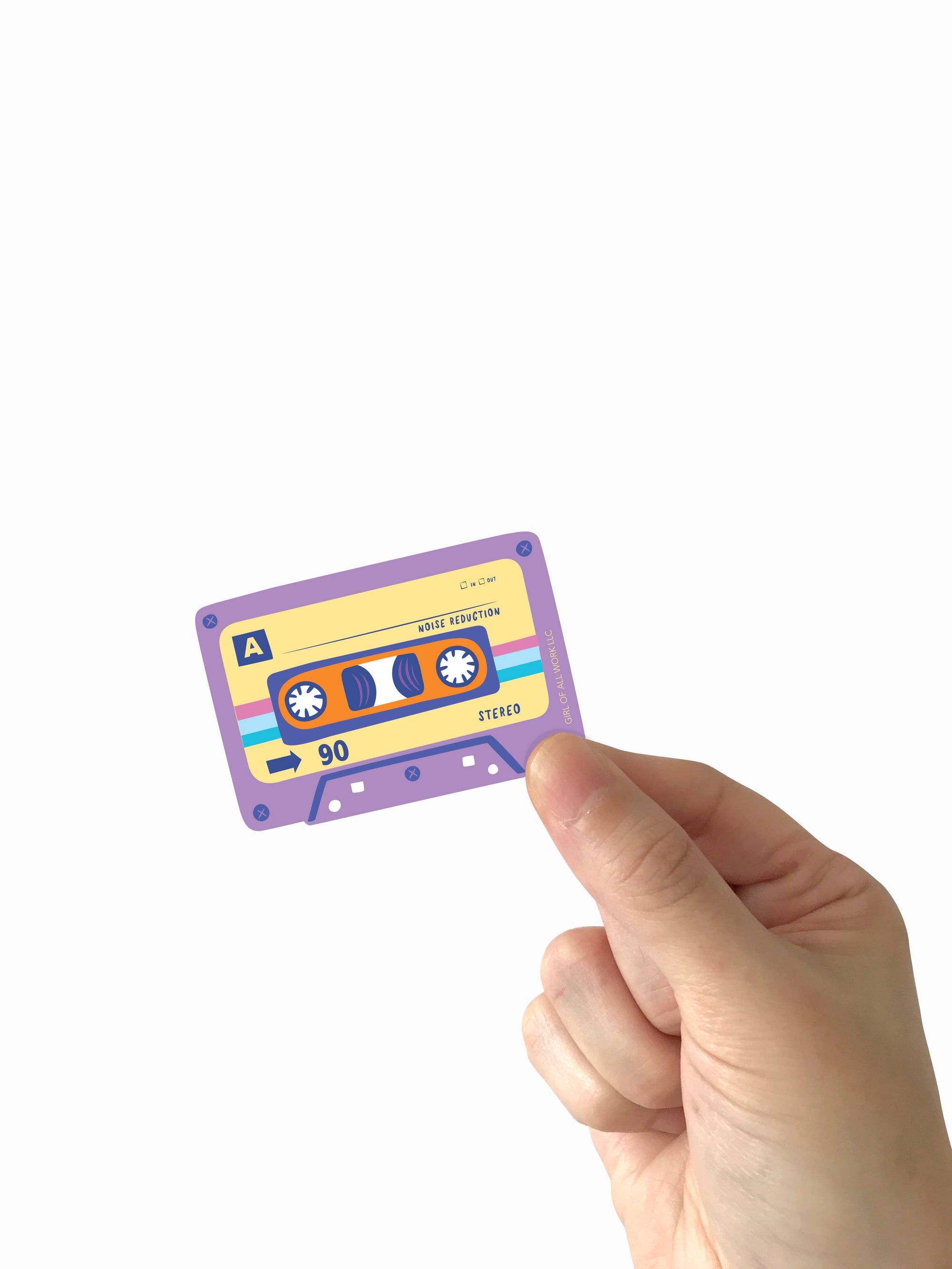 Mix Tape - Mini Vinyl Sticker