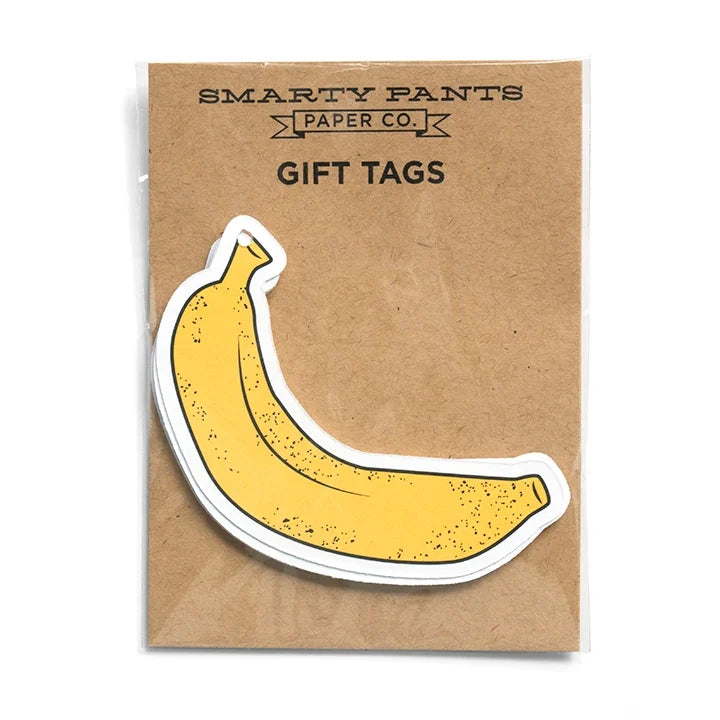 Banana gift tags set