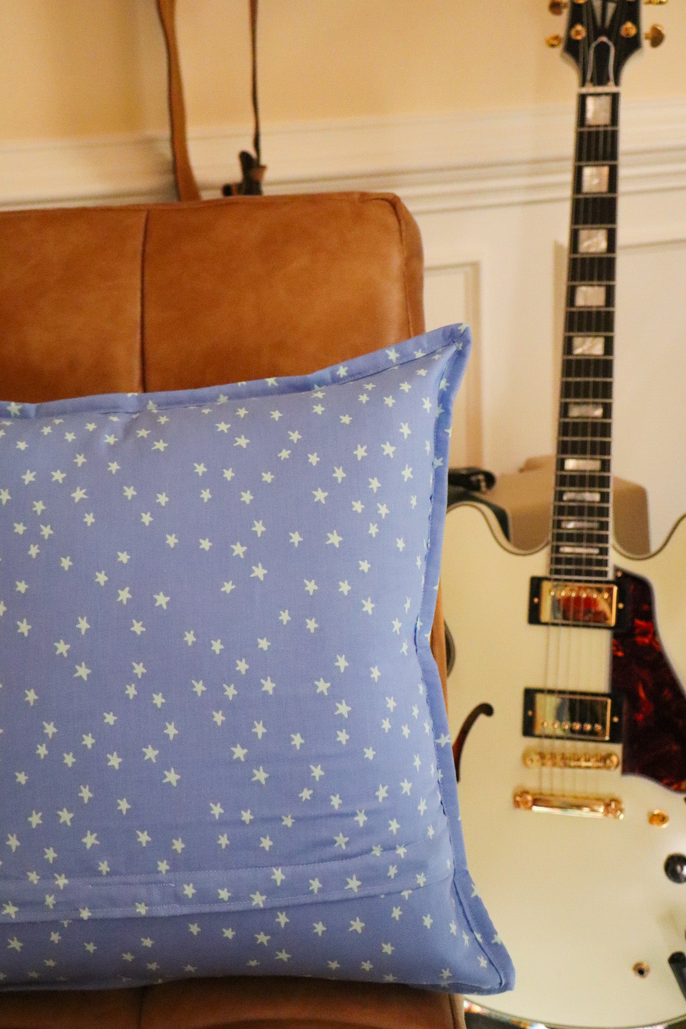 Banana Pop Art Quilted Throw Pillow